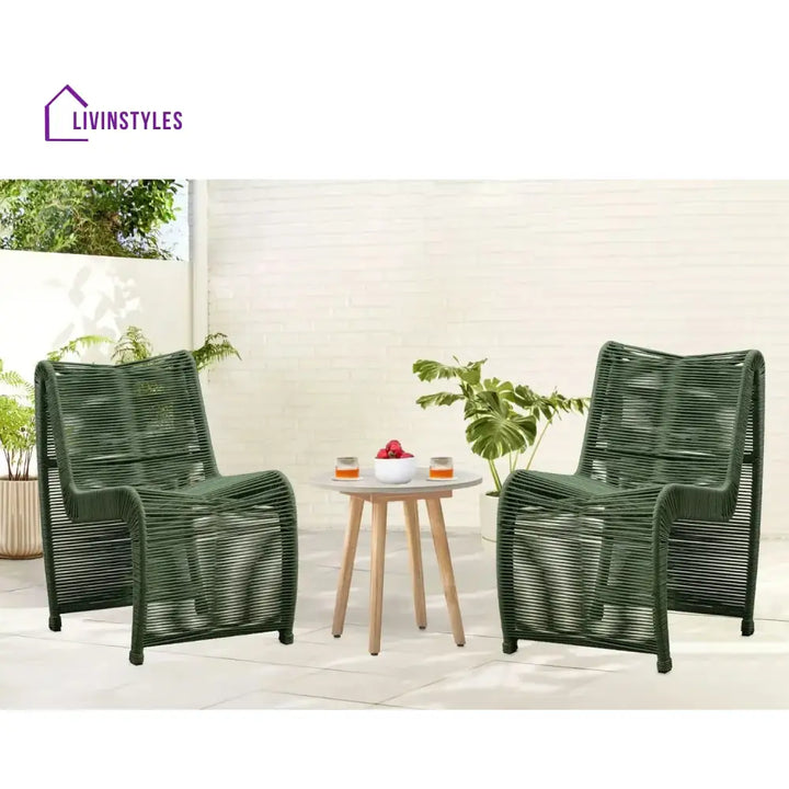 Emerson 2-Piece Outdoor Rope Patio Chairs - Patio Chairs