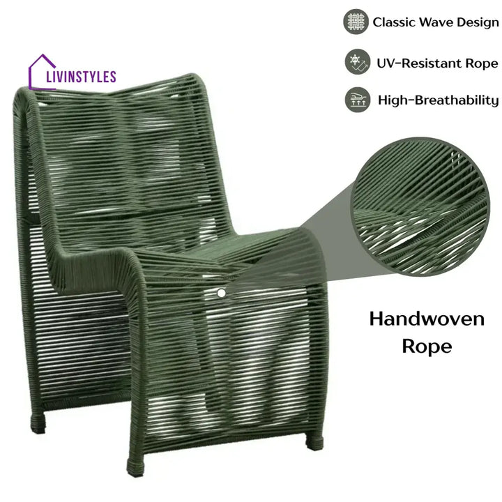 Emerson 2-Piece Outdoor Rope Patio Chairs - Patio Chairs