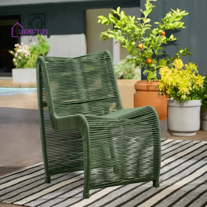 Emerson 2-Piece Outdoor Rope Patio Chairs - Patio Chairs