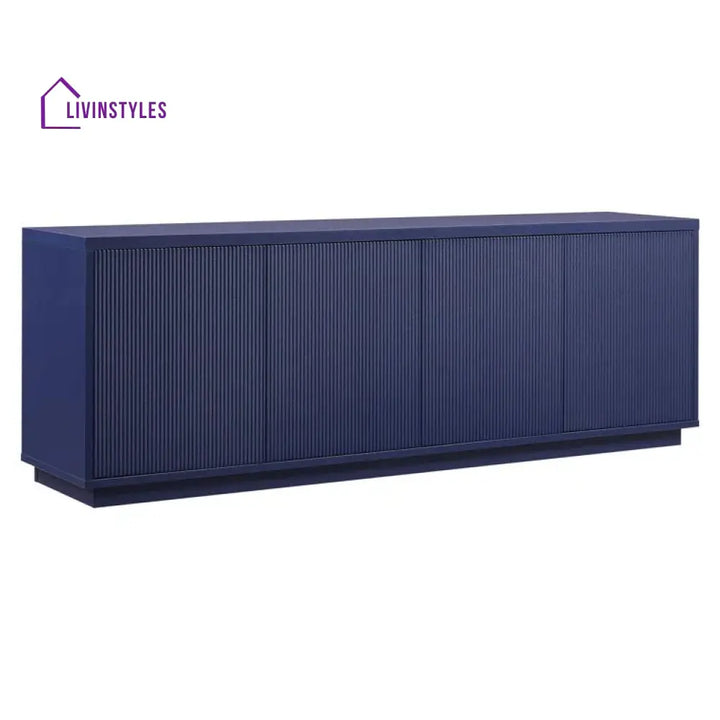 Emery Wooden Finish Tv Unit Stand for Living Room