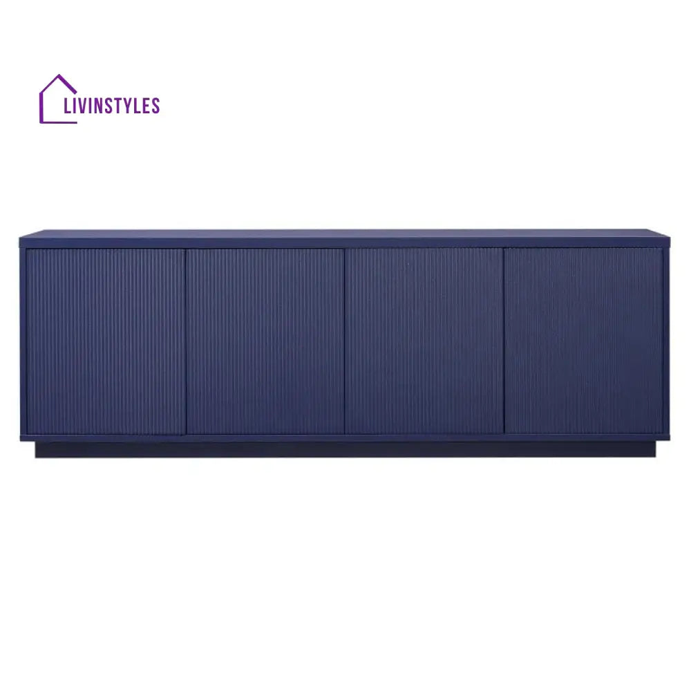 Emery Wooden Finish Tv Unit Stand for Living Room