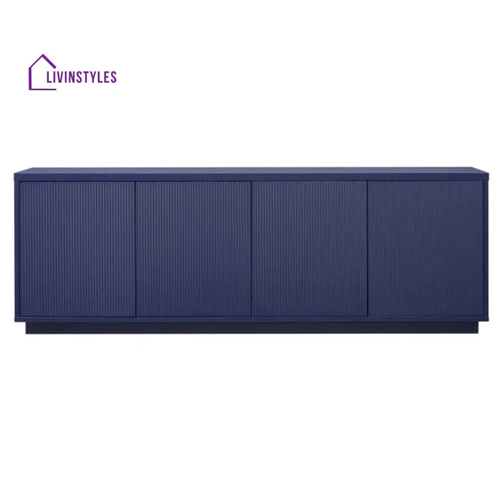 Emery Wooden Finish Tv Unit Stand for Living Room