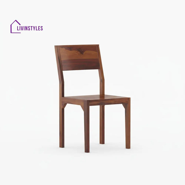 Emilia Sheesham Wood round dining table set