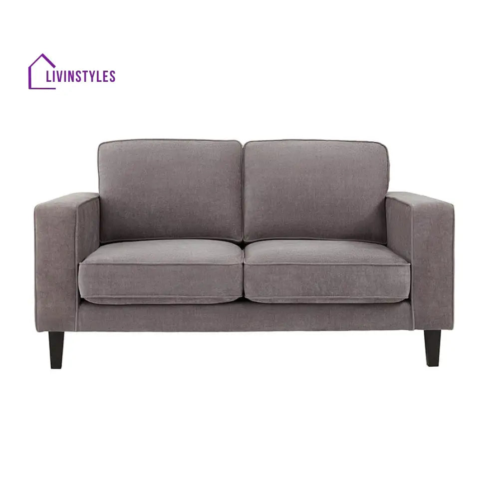 Emilio 2 Seater Sofa - Grey - Sofas