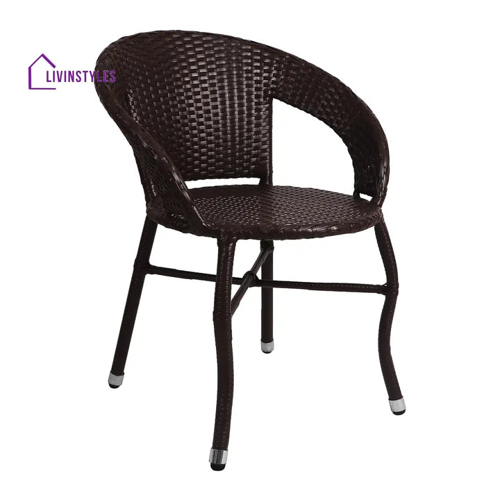 Emperor Outdoor Patio Seating Set 2 Chairs Set (Brown) - Coffee Table Sets