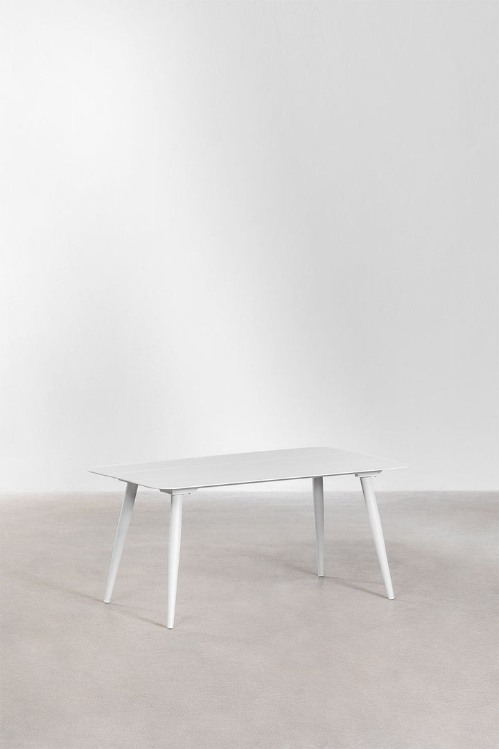 Marianela Outdoor Sofa Set 2 Seater, 2 Single seater and 1 Center Table Set (White+Brown) Braided & Rope