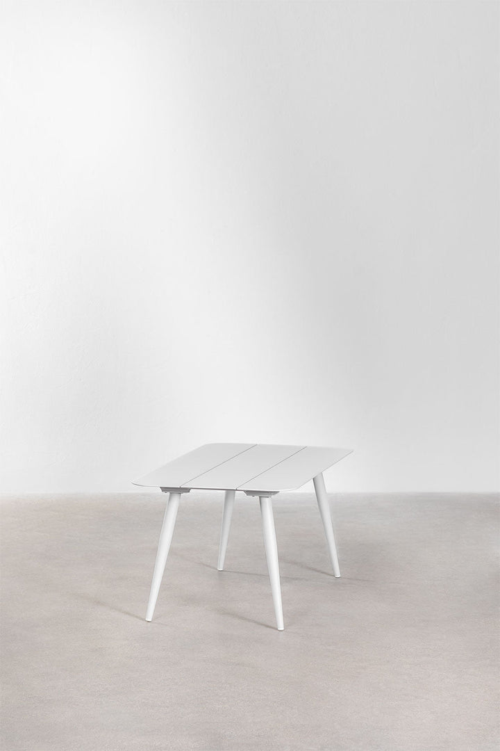 Marianela Outdoor Sofa Set 2 Seater, 2 Single seater and 1 Center Table Set (White+Brown) Braided & Rope