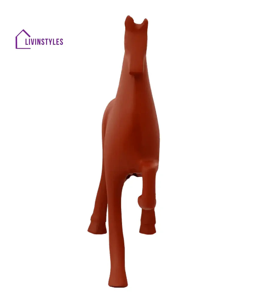 Enigmatic Equine Sculpture Terracotta