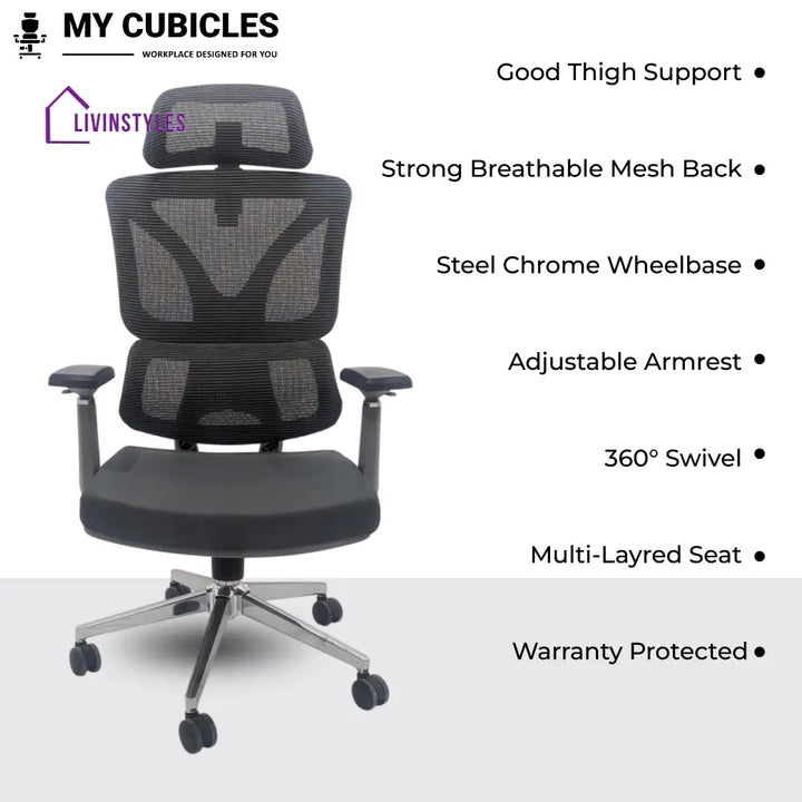 Ergo Gladiator Executive Office Chair with Head Rest