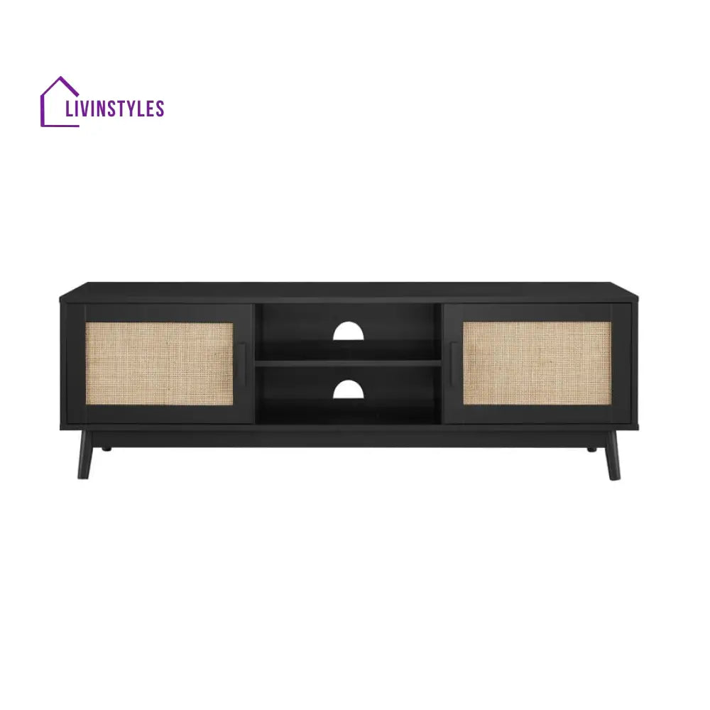 Ernesto TV Unit for TVs up to 60’’- Black - TV Unit