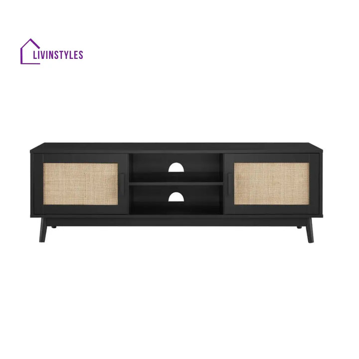 Ernesto TV Unit for TVs up to 60’’- Black - TV Unit