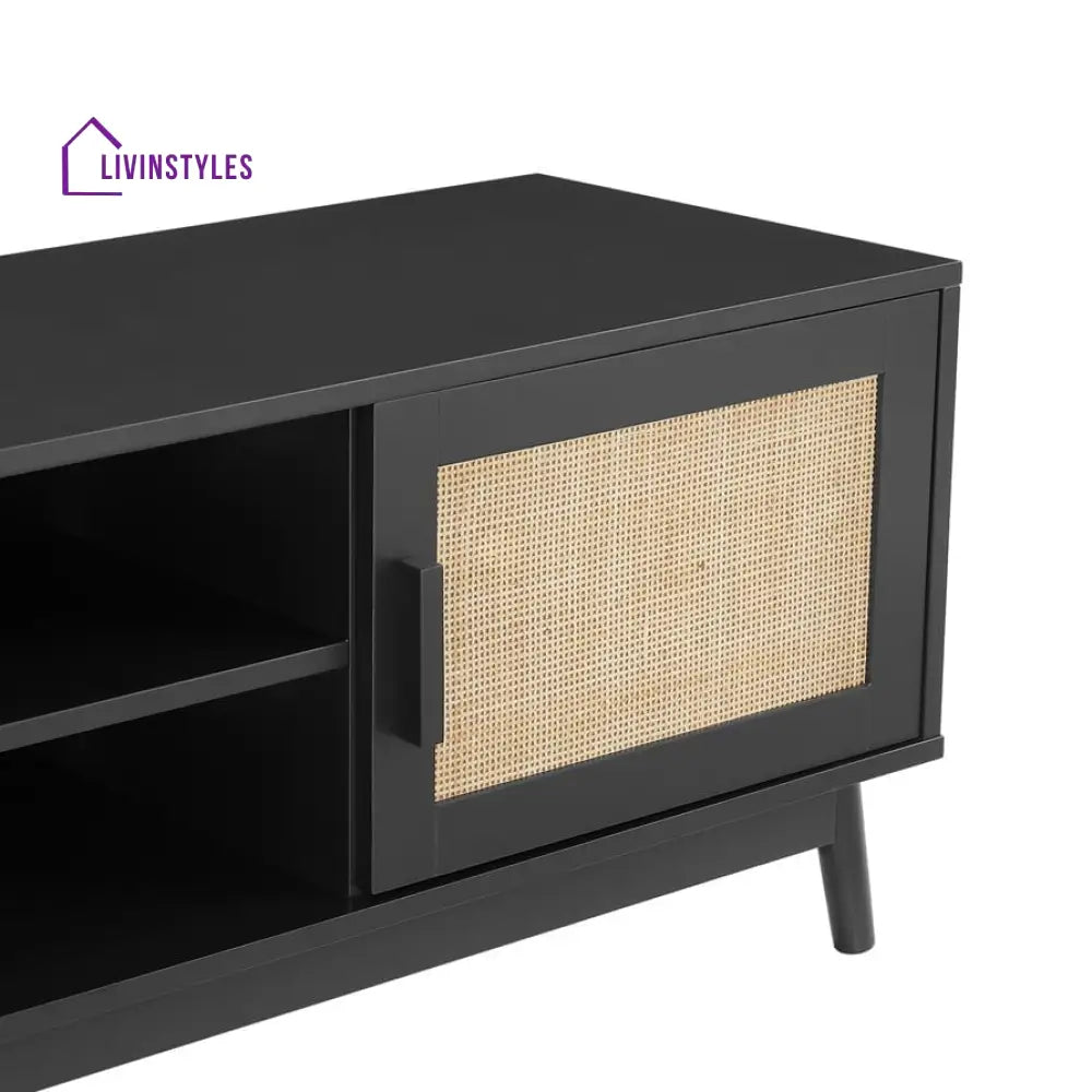 Ernesto TV Unit for TVs up to 60’’- Black - TV Unit