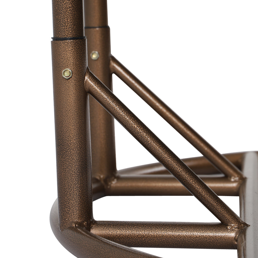 Marco Double Seater Hanging Swing With Stand For Balcony , Garden Swing (Dark Grey)