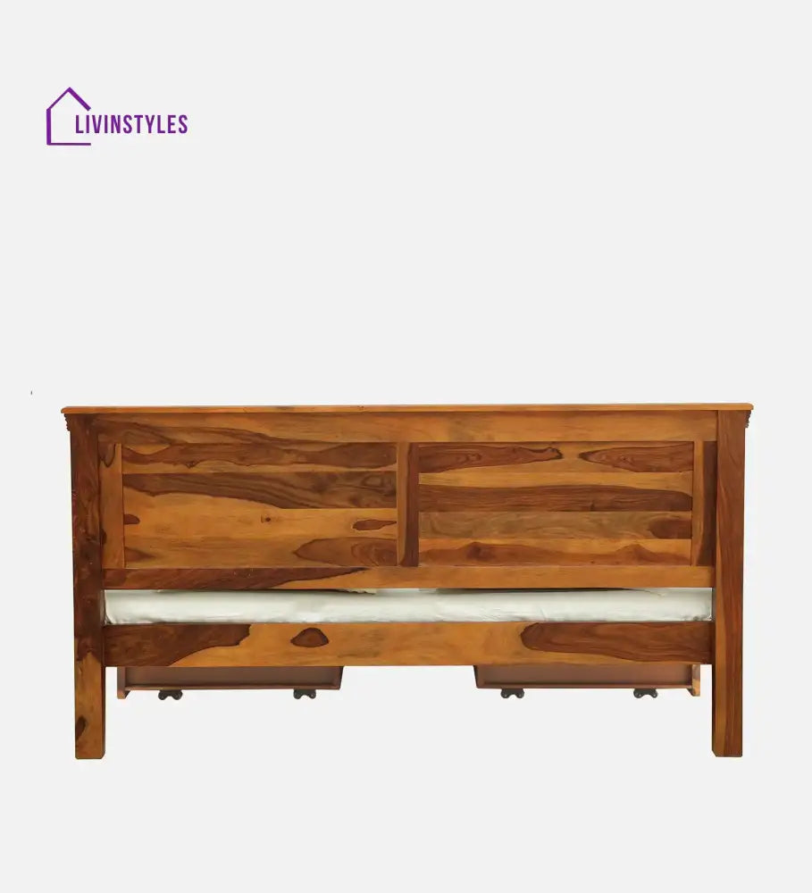 Kanishka Solid Wood Storage Beds With Drawer Bedroom Furniture Sets