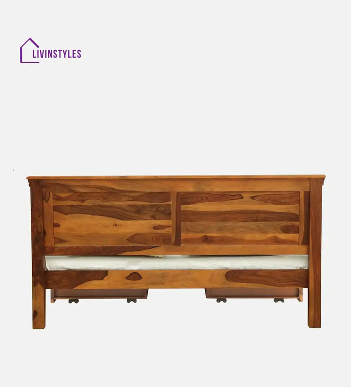 Kanishka Solid Wood Storage Beds With Drawer Bedroom Furniture Sets