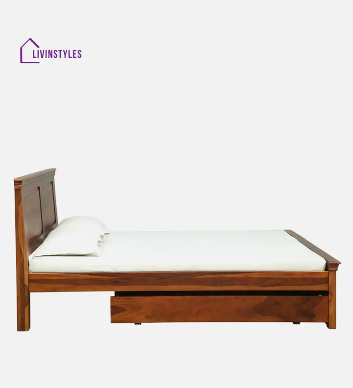 Kanishka Solid Wood Storage Beds With Drawer Bedroom Furniture Sets