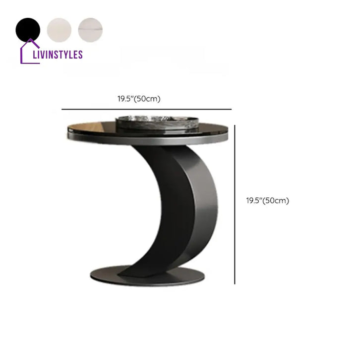 Eshani Stainless Steel Frame Coffee Table for Living Room