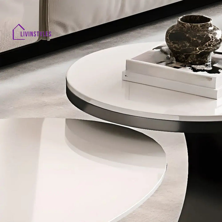 Eshani Stainless Steel Frame Coffee Table for Living Room