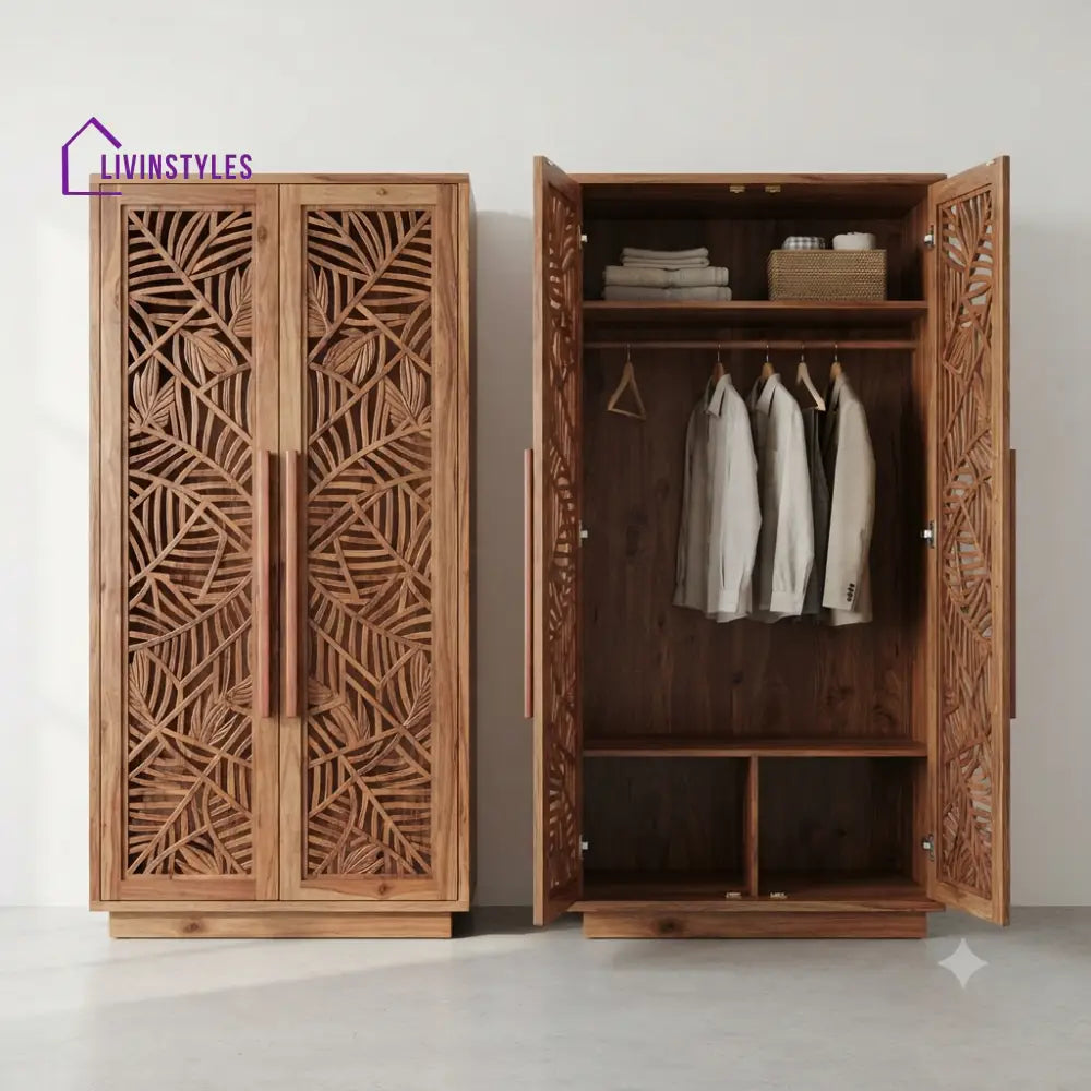 Eshani Wooden Wardrobe for Clothes | Cupboard for Clothes