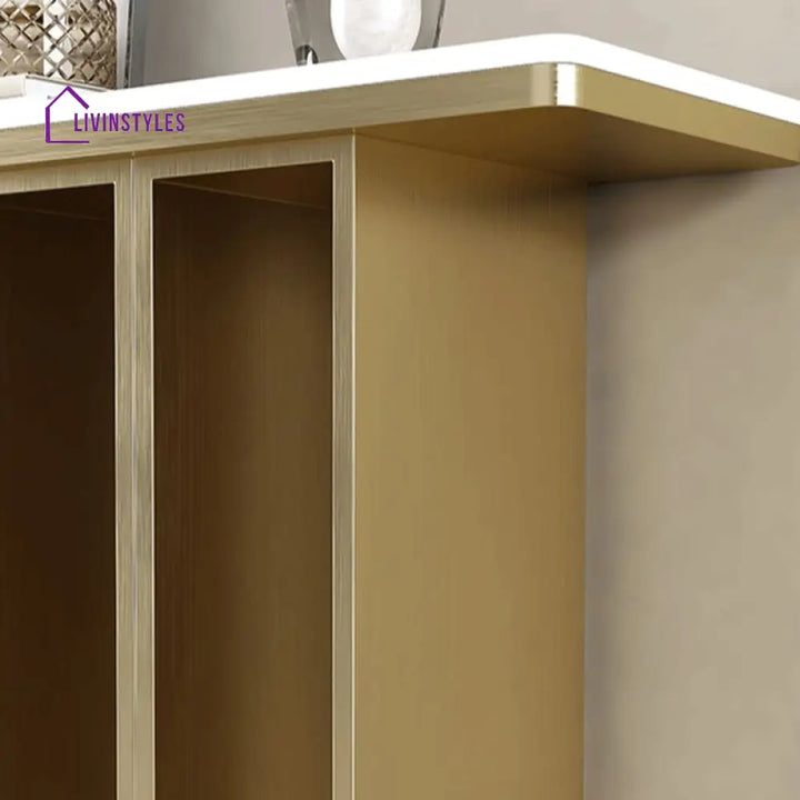 Eshant Stainless Steel Living Room Console Table