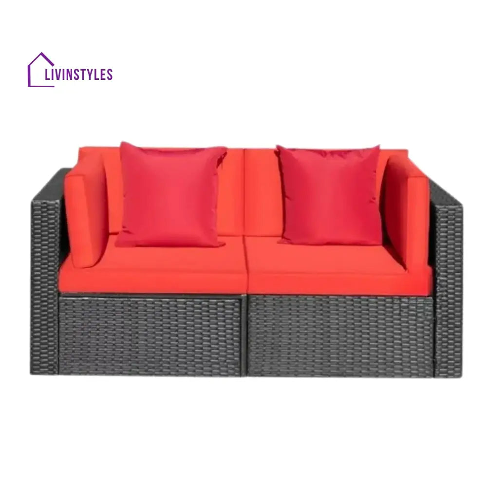 Eshanvi Outdoor All-Weather Rattan Wicker Single Seater Sofa - Sofa Set