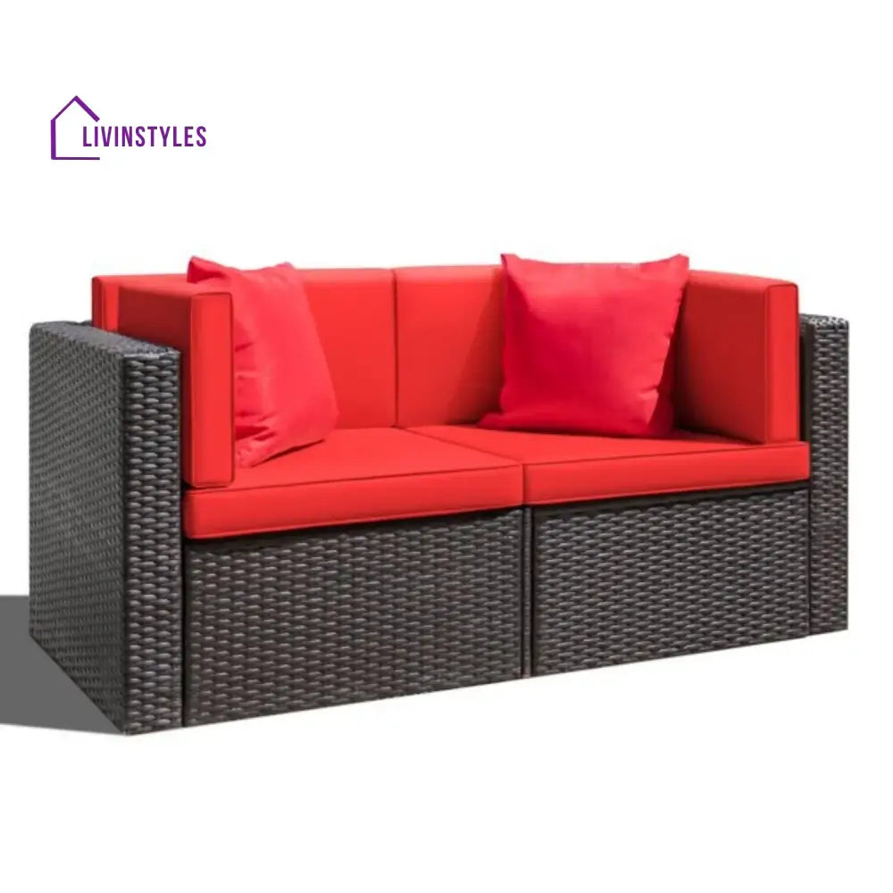 Eshanvi Outdoor All-Weather Rattan Wicker Single Seater Sofa - Sofa Set