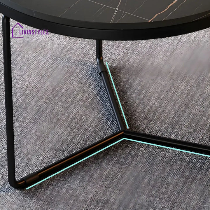 Eshika Stainless Steel Frame Coffee Table for Living Room