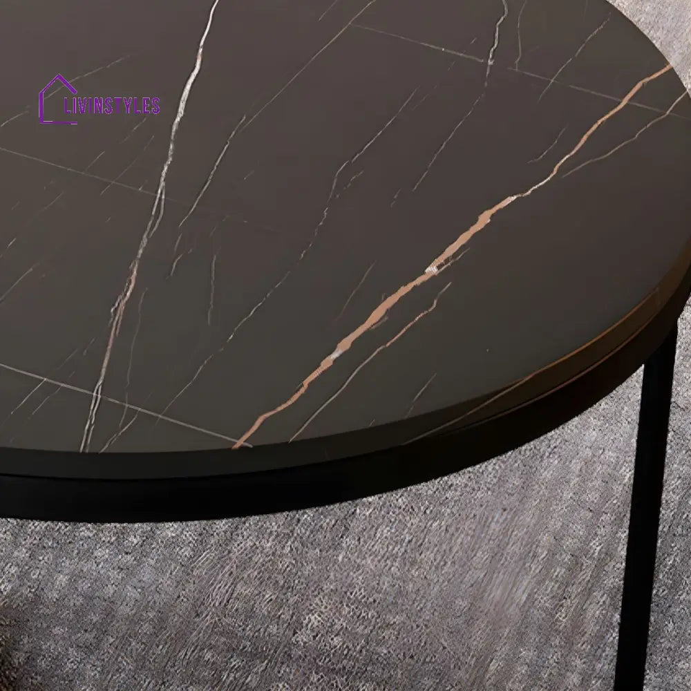 Eshika Stainless Steel Frame Coffee Table for Living Room