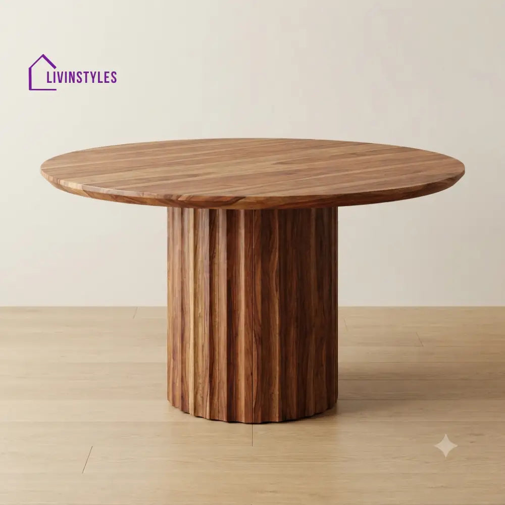 Eshika Wooden Round Dining Table