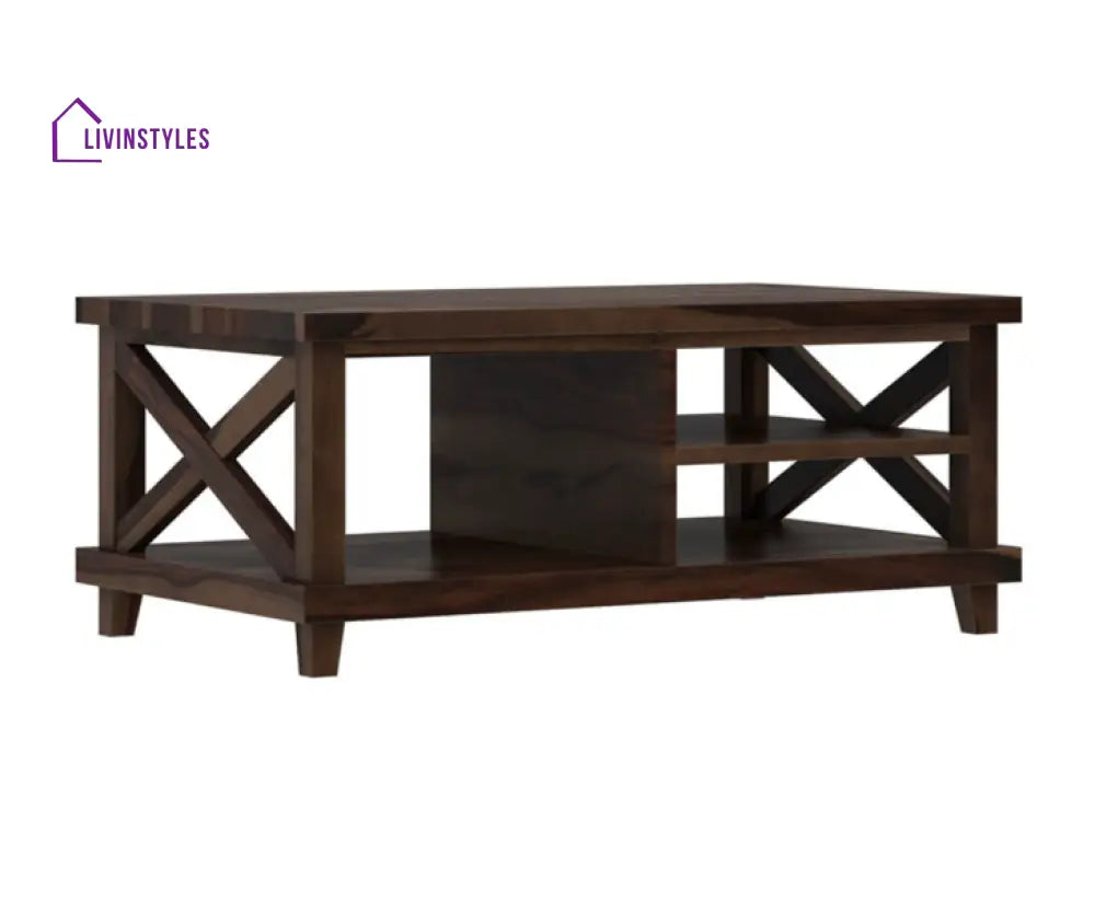 Eshita Solid Wood Coffee Table For Living Room