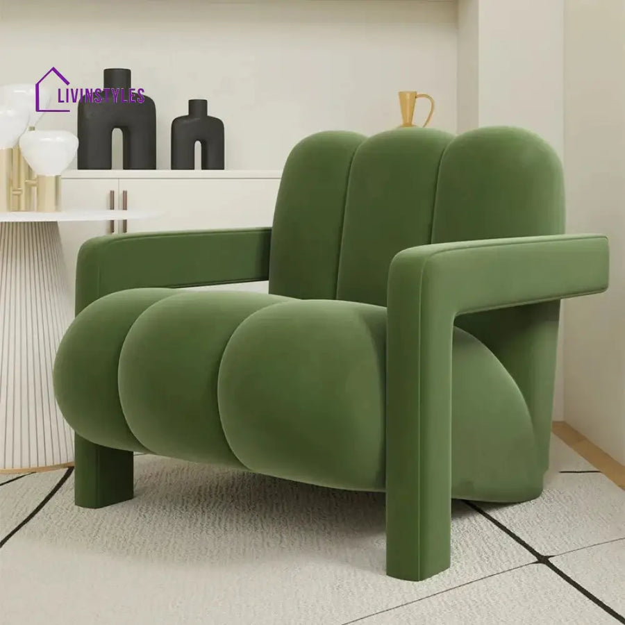 Eshwari Living Room Chair | Metal Frame
