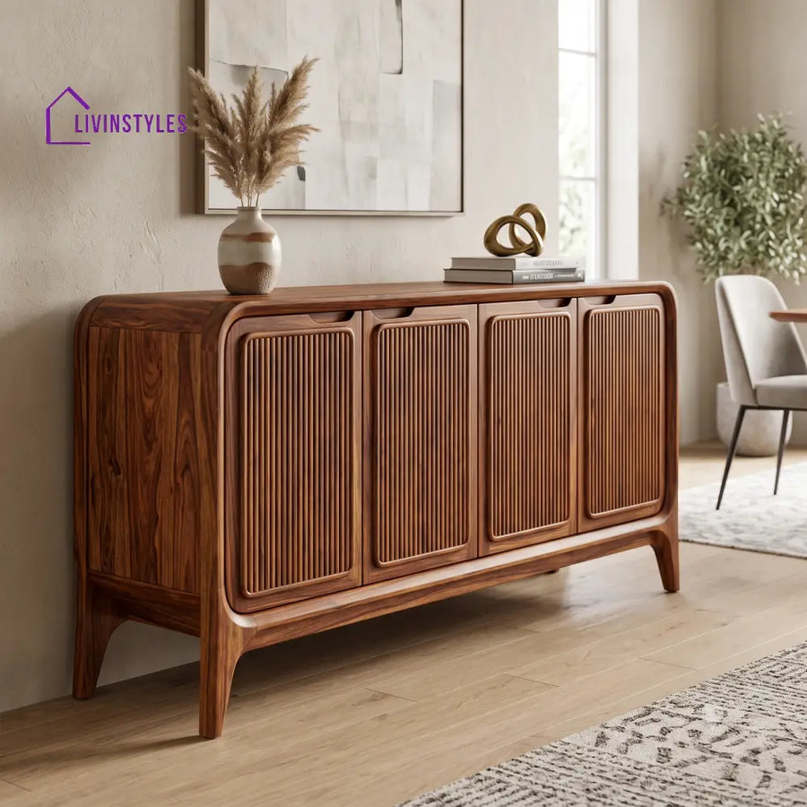 Eshwari Premium Wooden Sideboard and Cabinet for Living Room