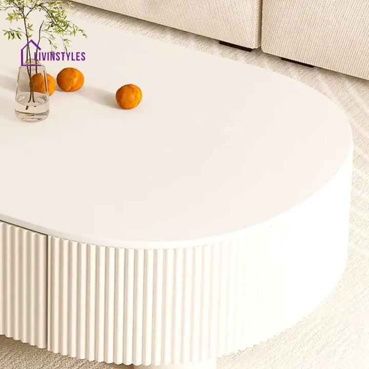 Eska Coffee Table for Living Room | White Finish