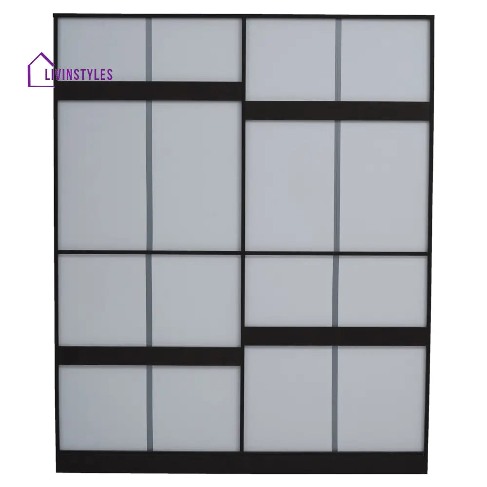 Pavel 4 Door Wardrobe with Mirror (New Wenge) Home Furniture