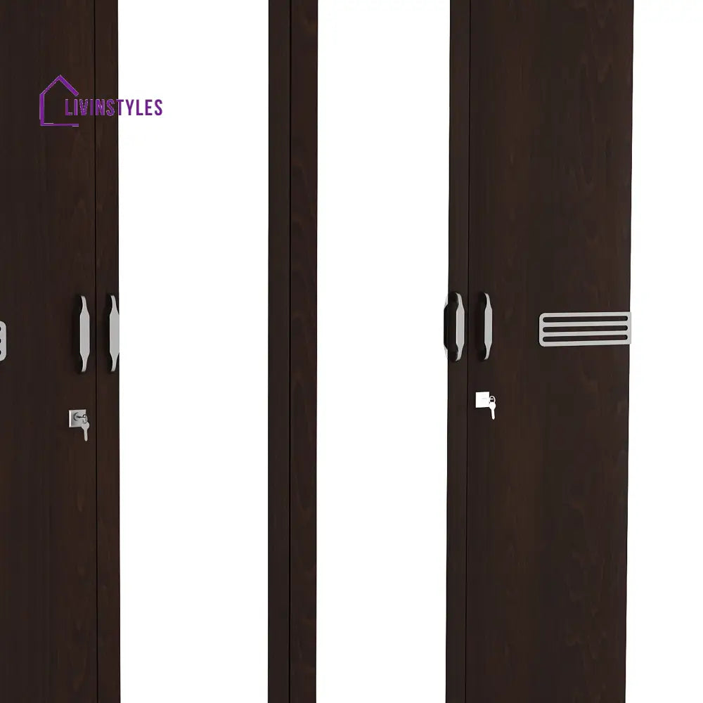 Pavel 4 Door Wardrobe with Mirror (New Wenge) Home Furniture
