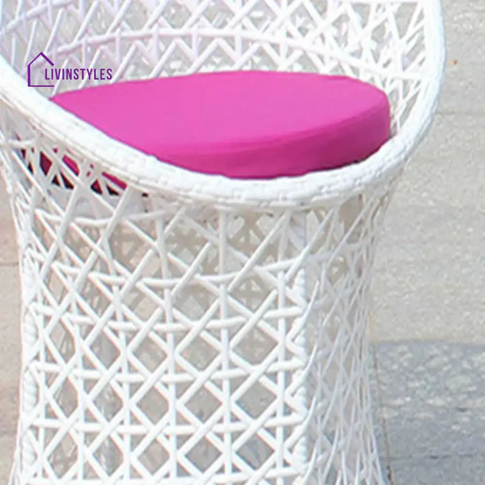 Espiridión Outdoor Patio Seating Set 2 Chairs and 1 Table Set (White) - Coffee Table Sets