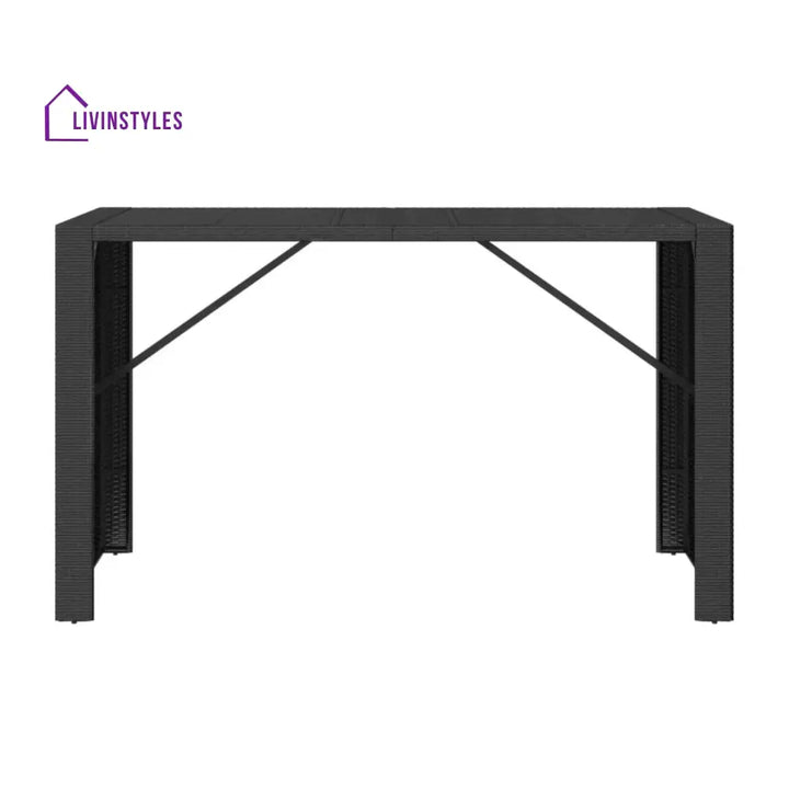 Estrella Outdoor Rattan Wicker Bar Table - Bar Table