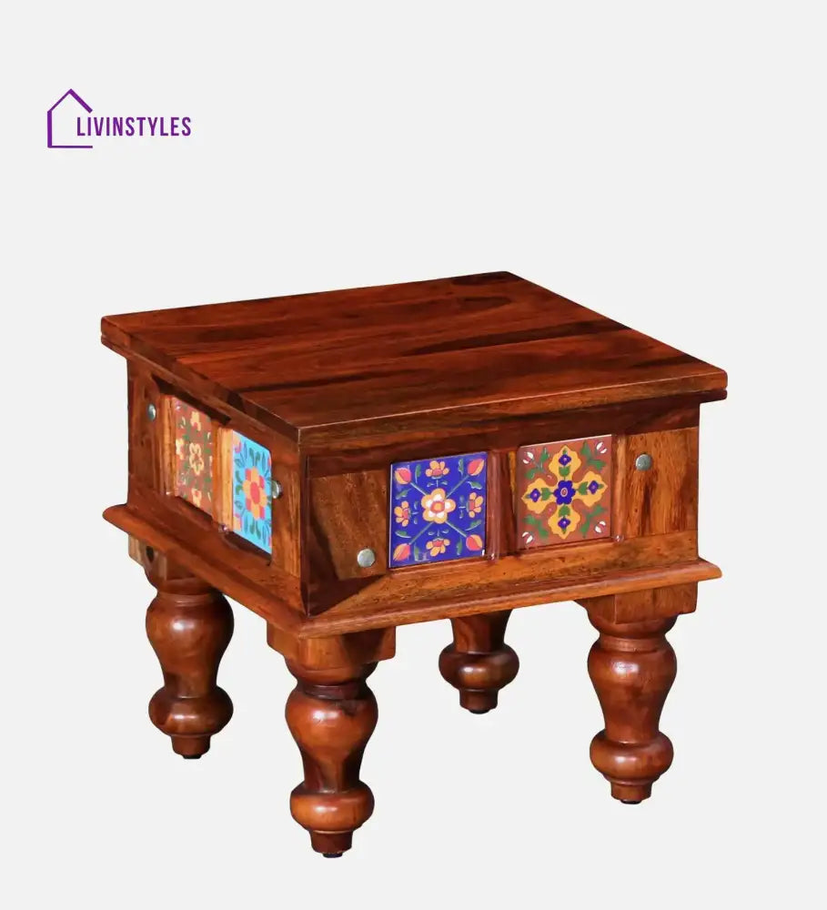 Anamika Solid Sheesham Wood Side Table Bedroom Furniture Sets