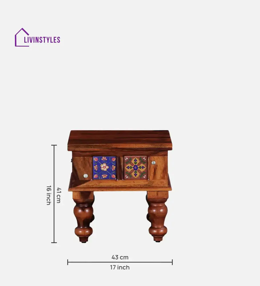 Anamika Solid Sheesham Wood Side Table Bedroom Furniture Sets