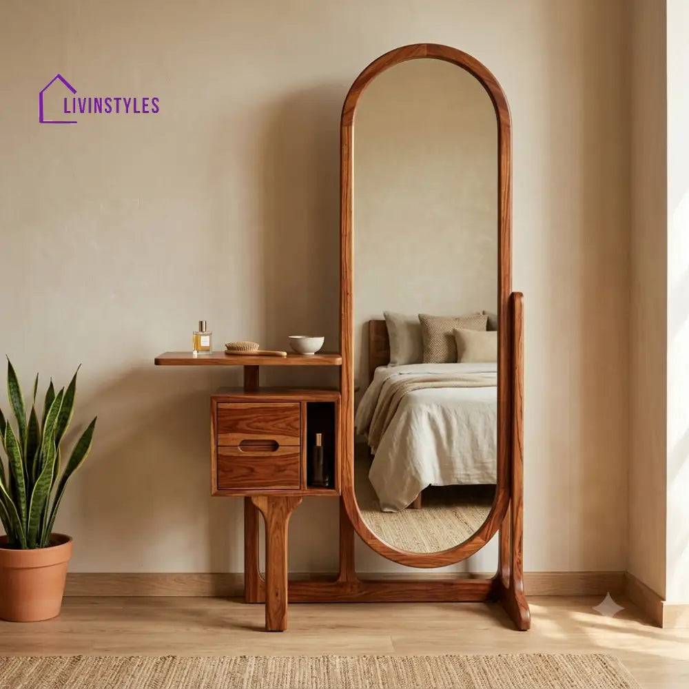 Eugene Premium Solid Wood Dressing Table for Bedroom | New Designer Dressing Unit