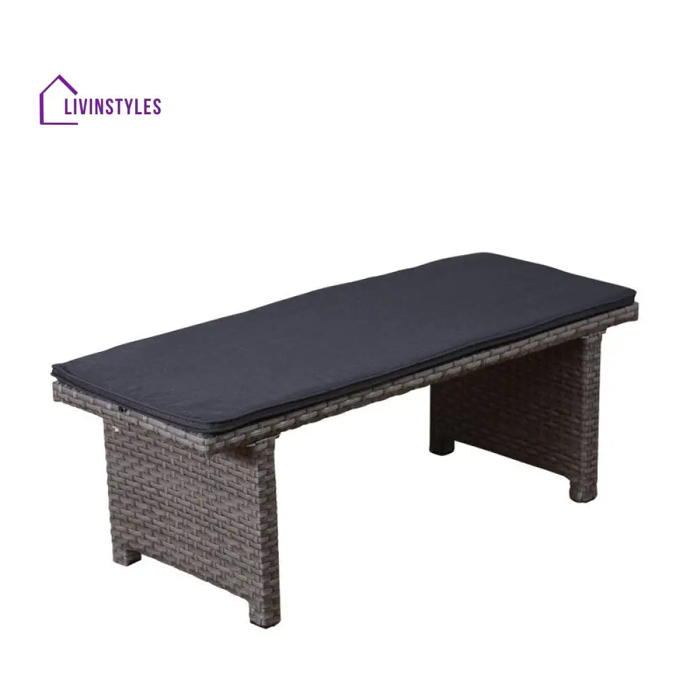 Eula Outdoor Patio Dining Set 4 Stools and 1 Table (Gray) - Dining sets