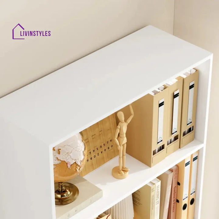 Eva Engineered Wood Bookshelves | Bookshelf for Living Room | Bedroom | Drawing Room | Study Room