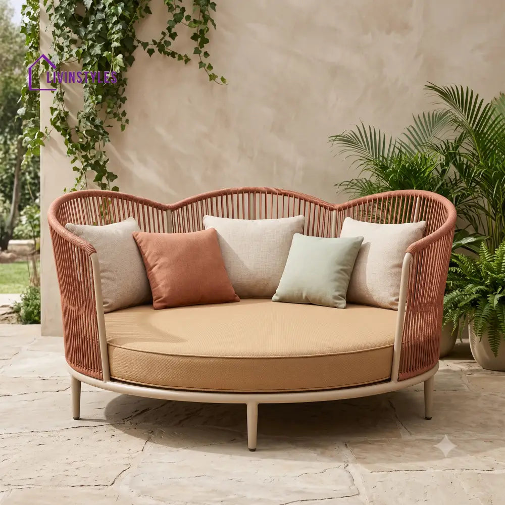 Evandre Outdoor Day Bed | Garden Day Bed | Outdoor Day Beds for Villa