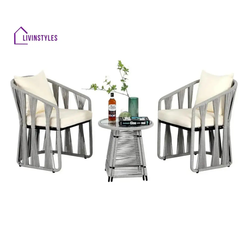 Everleigh Outdoor Rope 3-Piece Patio Set - Patio Set
