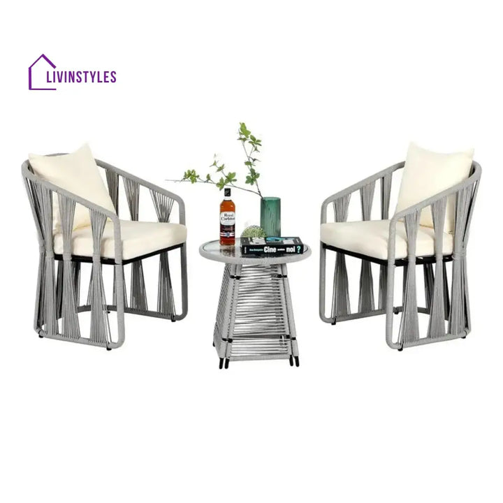 Everleigh Outdoor Rope 3-Piece Patio Set - Patio Set