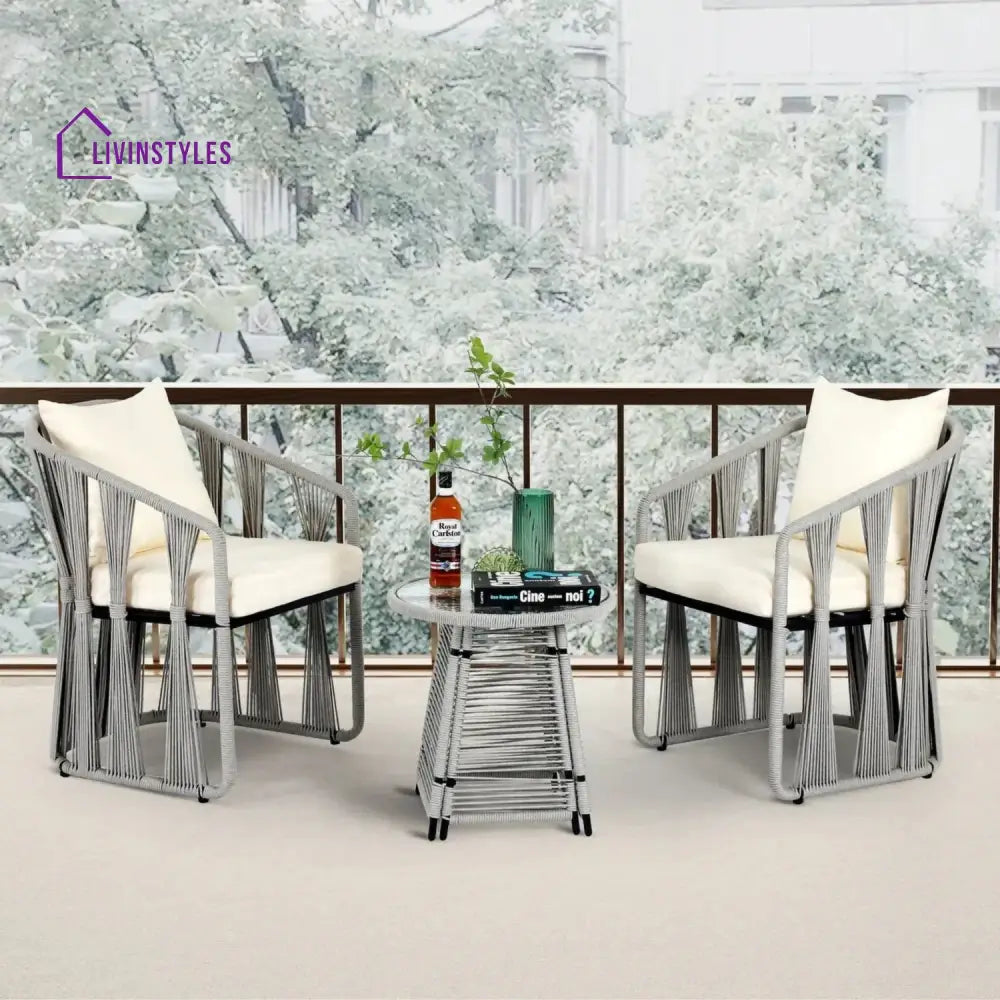 Everleigh Outdoor Rope 3-Piece Patio Set - Patio Set