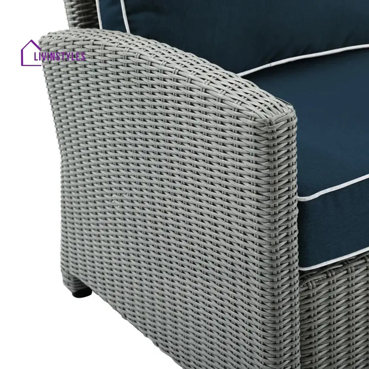 Everly L-Shape Outdoor Wicker Sofa Set - Sofa Set