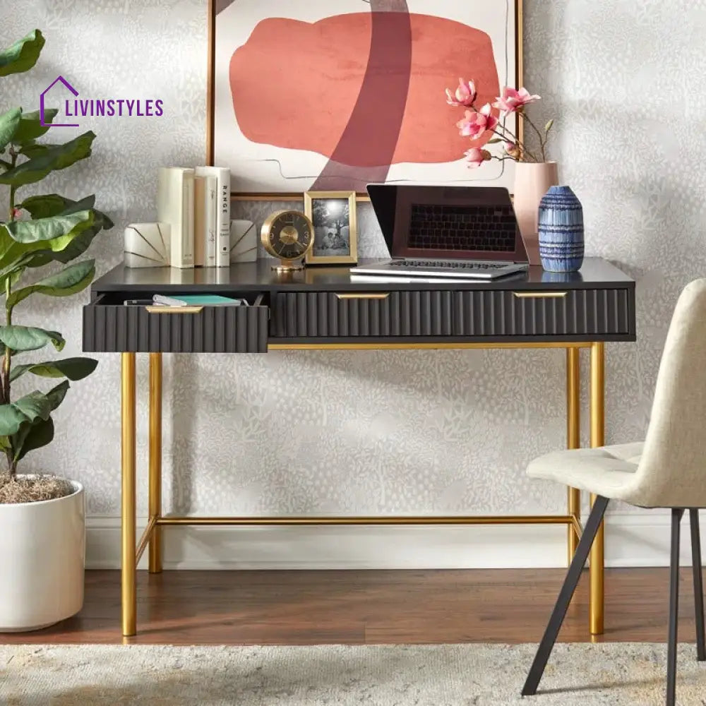 Evgenia Stainless Steel and MDF Study Table for Students
