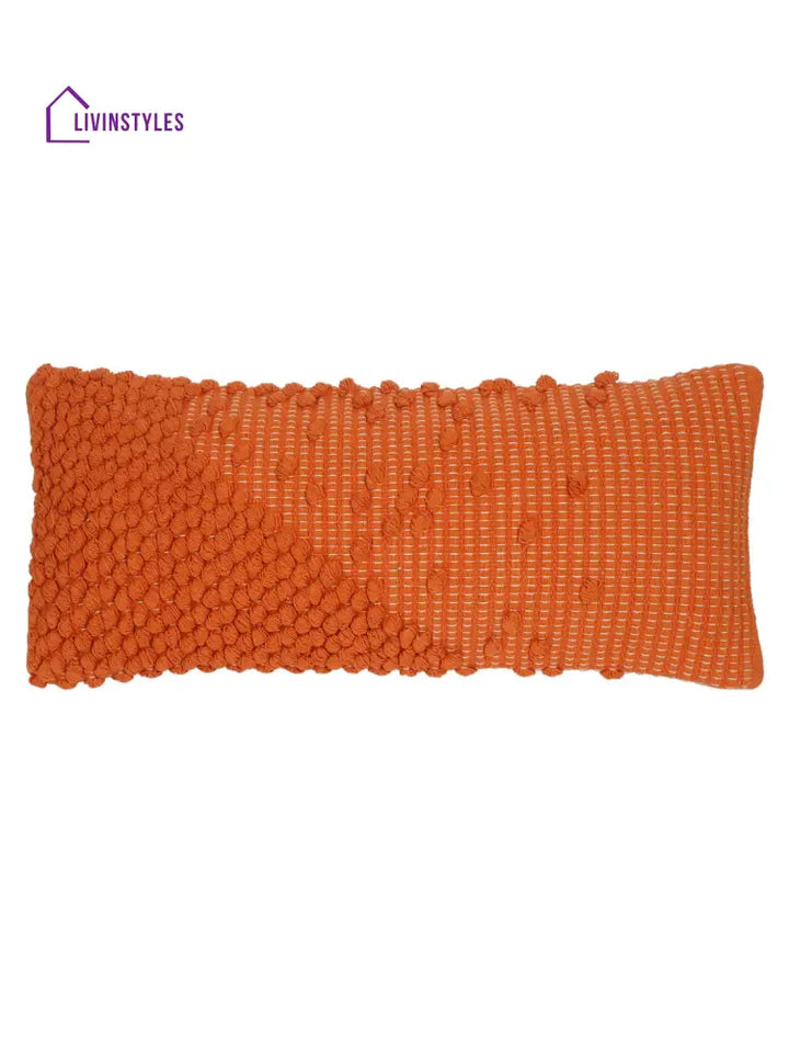 Eyda 100% Cotton Woven Designer Cushion Covers Set Of 2 12X28 Inch