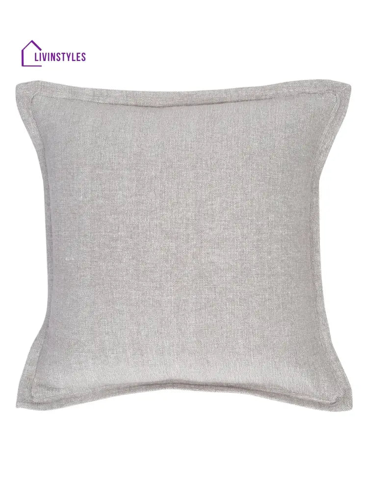 Eyda 100% Cotton Woven Sofa Cushion Covers Set Of 2 18X18 Inch